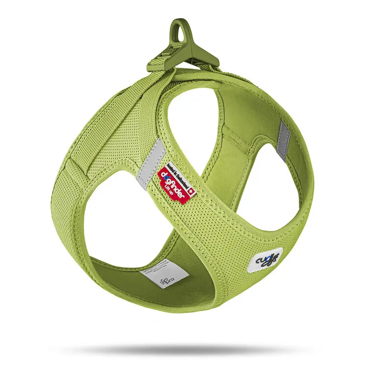 CURLI Postroj pro psy se sponou Air-Mesh Lime XL, 12-18 kg