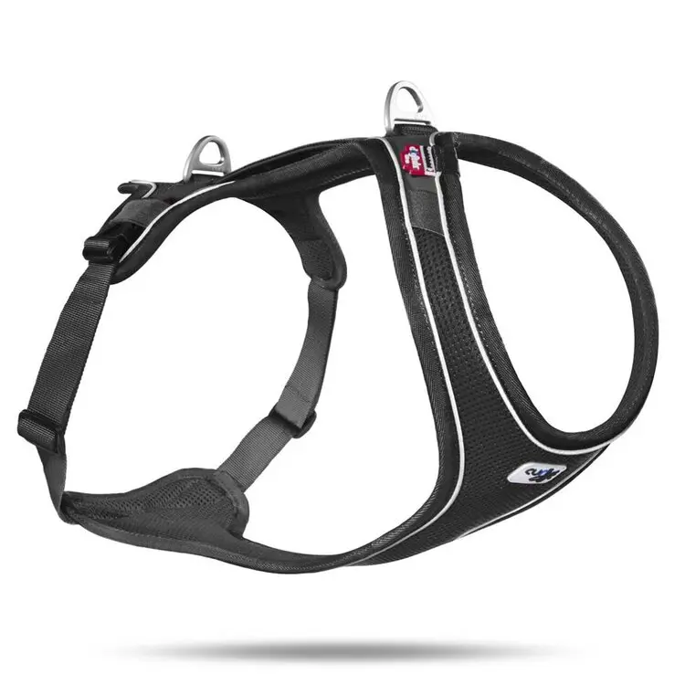 CURLI Postroj pro psy Belka Comfort Black