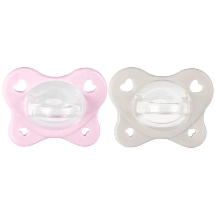 CHICCO Dudlíky PhysioForma? Dual Soft růžové 2-6m, 2 ks