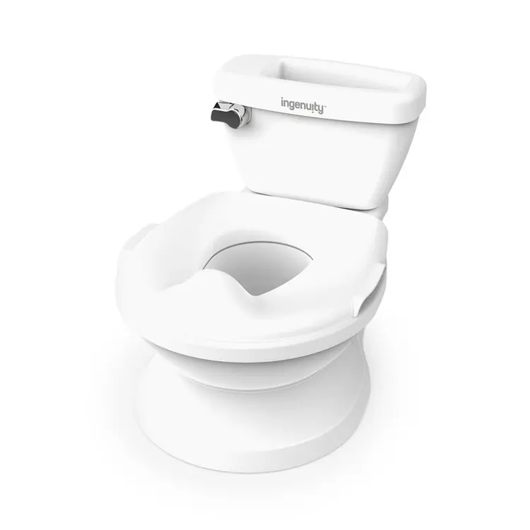 INGENUITY Nočník/toaleta dětská se zvukem My Size™ bílá