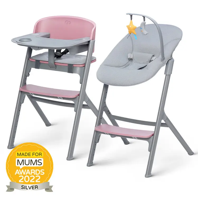 Kinderkraft Set jídelní židlička Livy + lehátko Calmee -