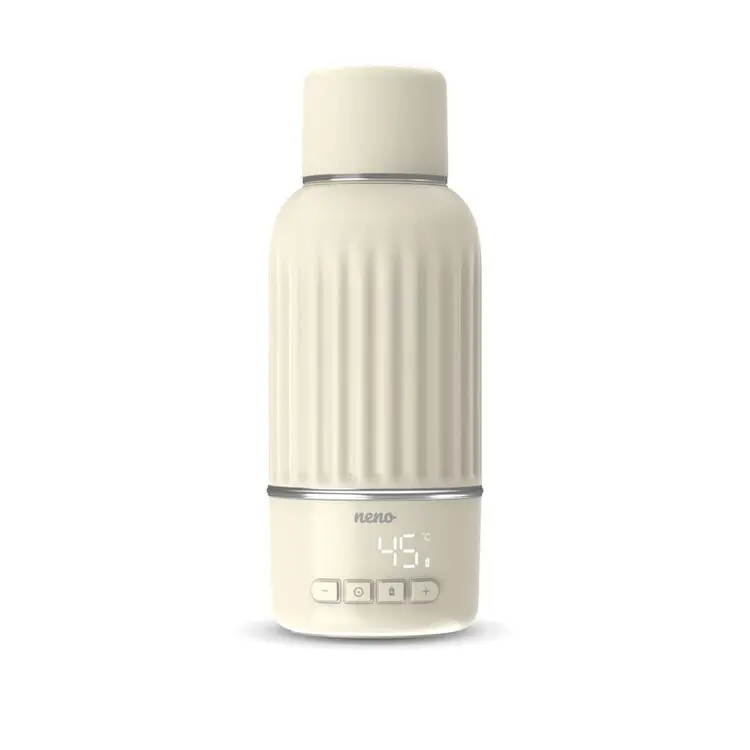 NENO Ohřívač mléka, vody a nápojů Nevio bezdrátový s funkcí proplachu, 500 ml, 35–55 °C, USB-C