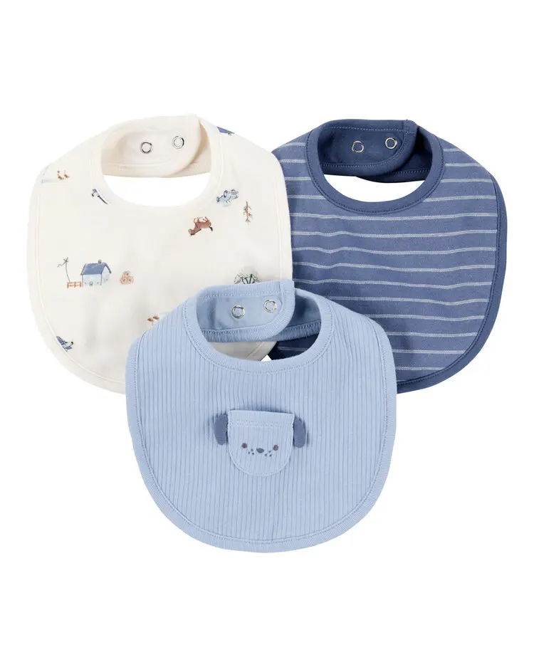 CARTER'S Bryndák Blue kluk MFL 3ks
