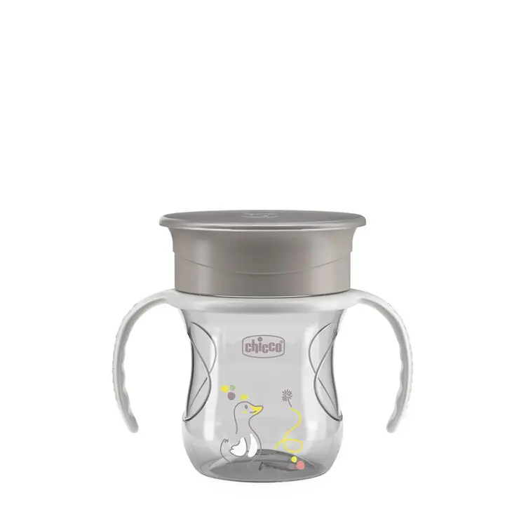 Chicco hrnek 360 perfect cup šedý