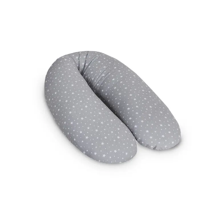 CEBA Polštář na kojení Cebuška Multi Jersey Grey Stars 190 cm