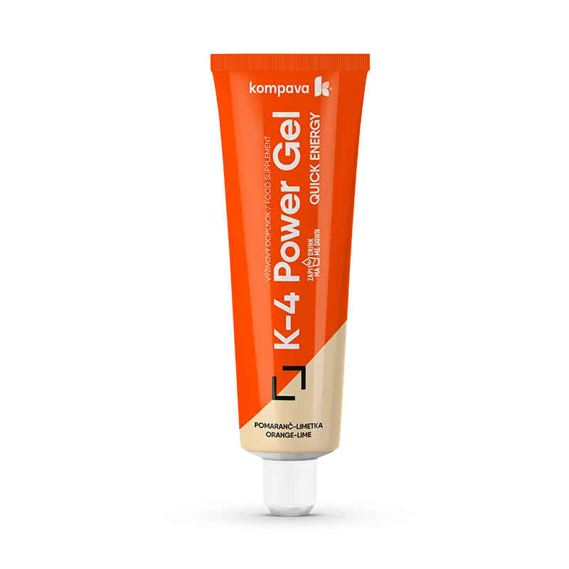 Kompava K4 Power Gel (pomeranč-limetka), 70 g