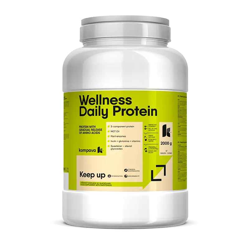 Kompava Wellness Daily Protein 2000 g/57 dávek, kokos-čokoláda