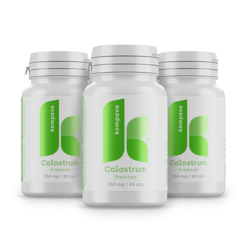 Kompava 3-balení Colostrum Premium 350 mg/60 kps