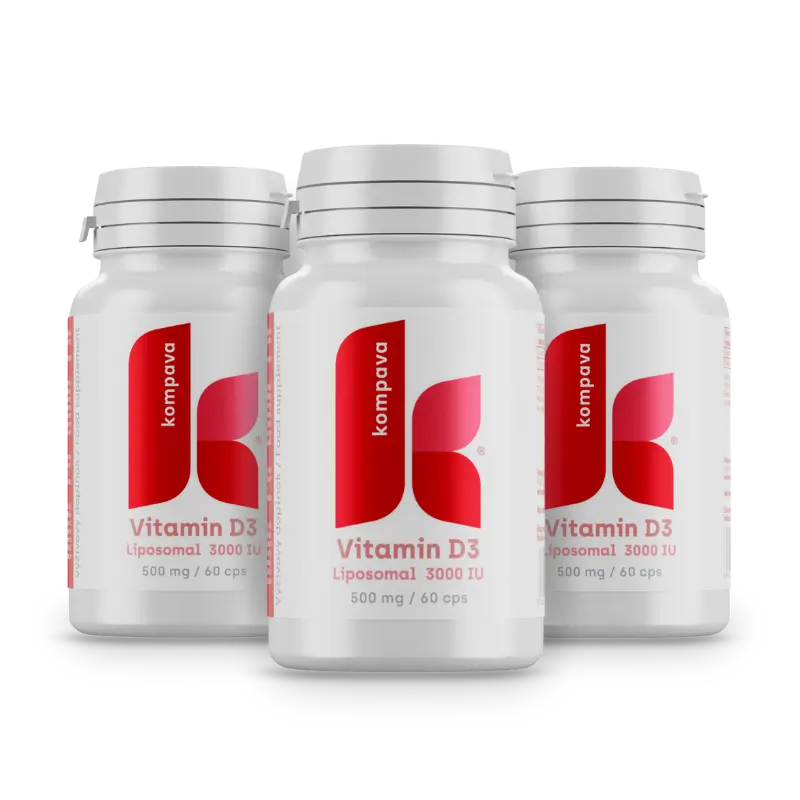 Kompava 3-balenie Vitamin D3
