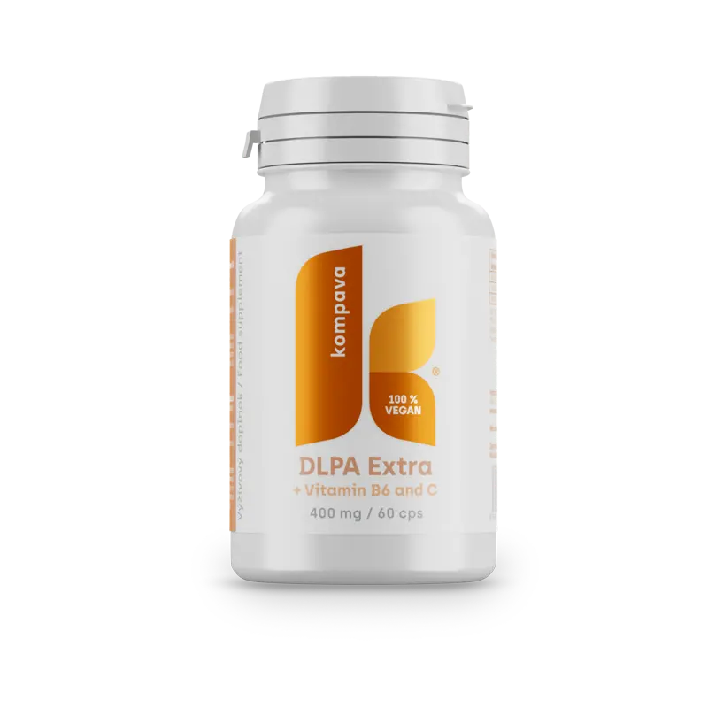Kompava DLPA extra + vitamín B6 & C, 60 kapslí