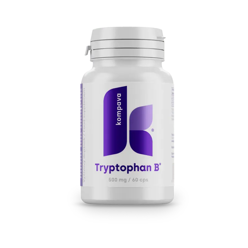 Kompava Tryptofan B+ 500 mg, 60 kapslí