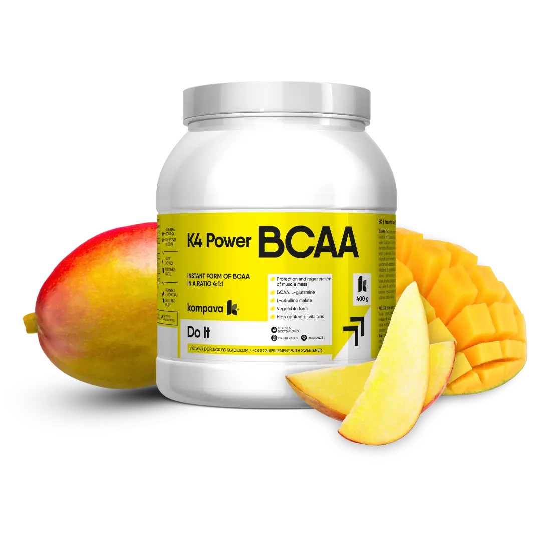 Kompava K4 Power BCAA 400 g/36 dávek, mango