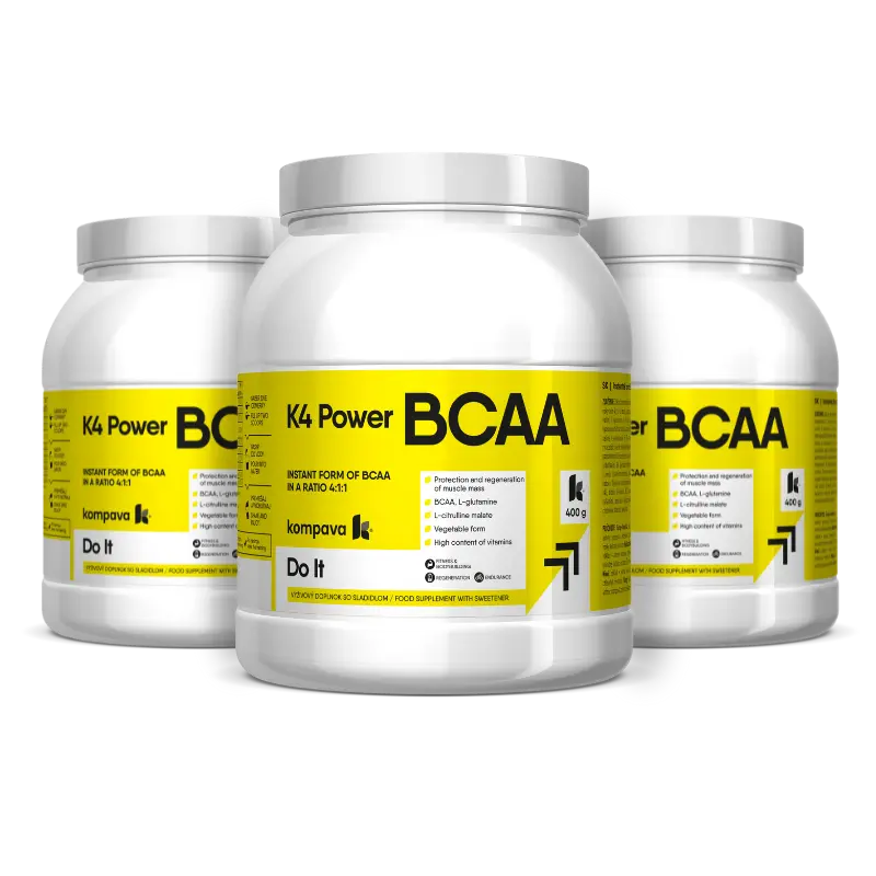 Kompava 3-balení K4 power BCAA