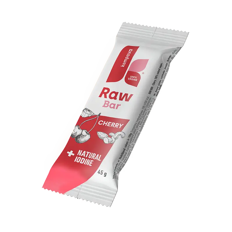 Kompava Raw Bar (třešeň), 45 g