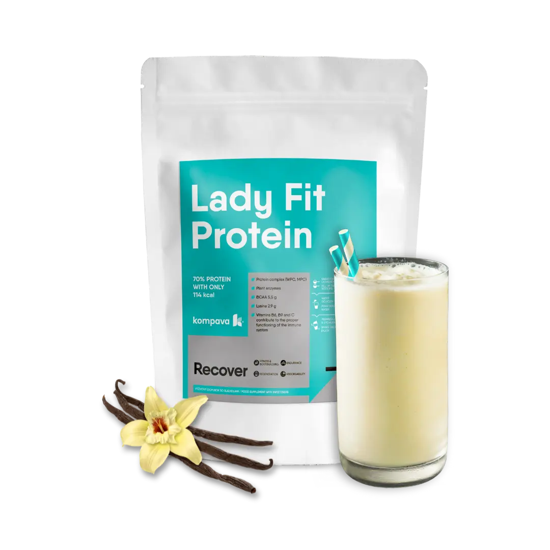 Kompava Lady Fit 500 g/16,5 dávek, vanilka-smotana
