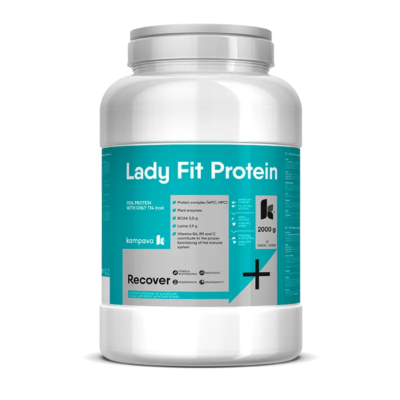 Kompava Lady Fit 2000 g/67 dávek, čokoláda-višeň