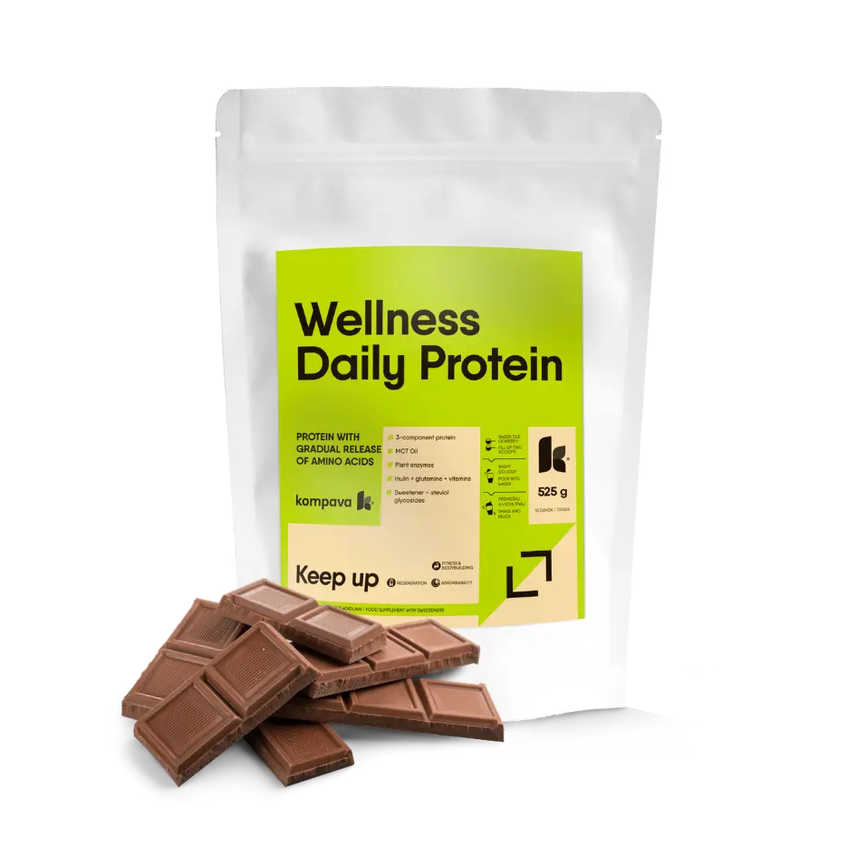 Kompava Wellness Daily Protein 525 g čokoláda