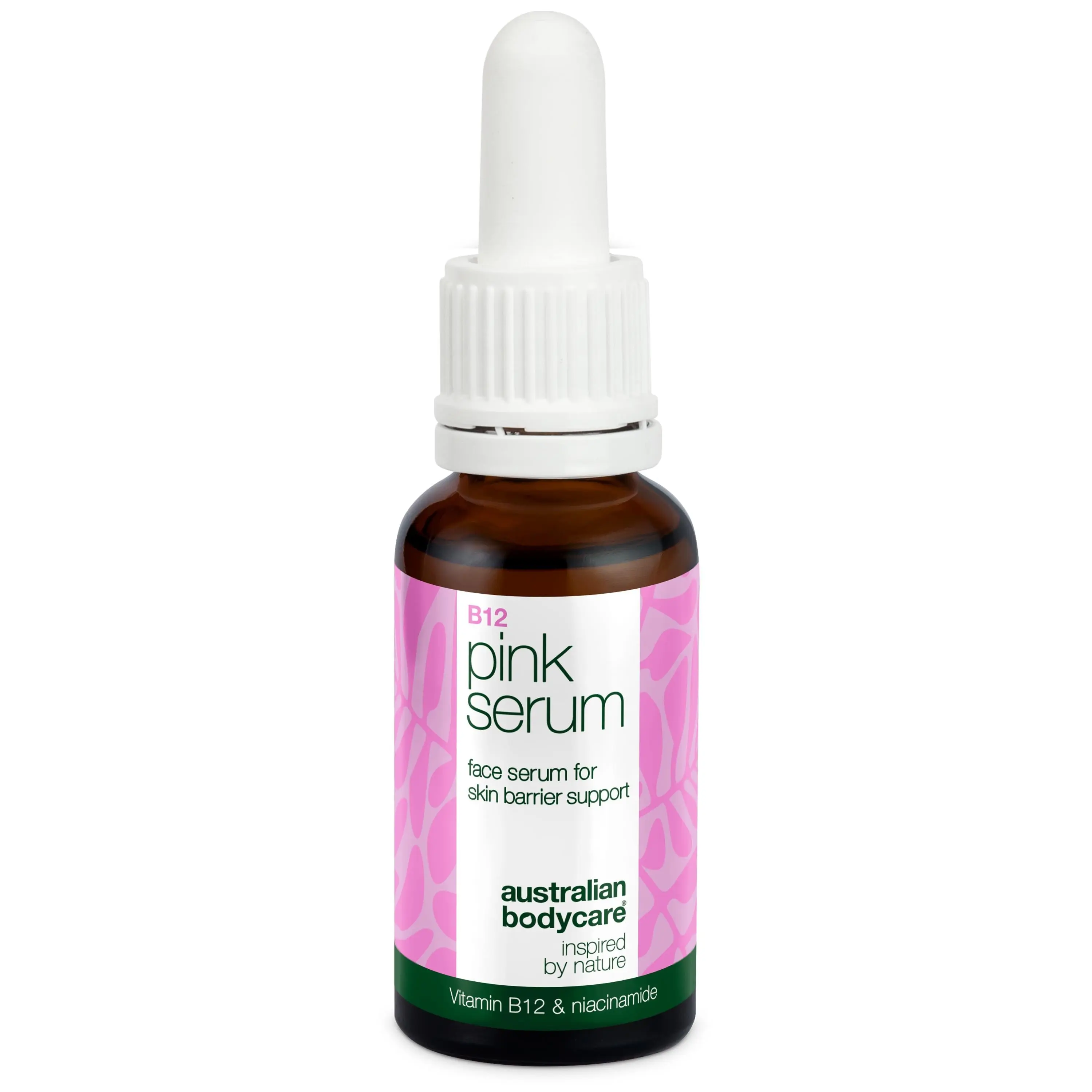 Sérum s vitamínem B12 Pink – Snižuje zarudnutí a dodává jas — Sérum B12 Pink posiluje kožní bariéru, redukuje zarudnutí a známky stárnutí. Pro jemnou a zářivou pleť.