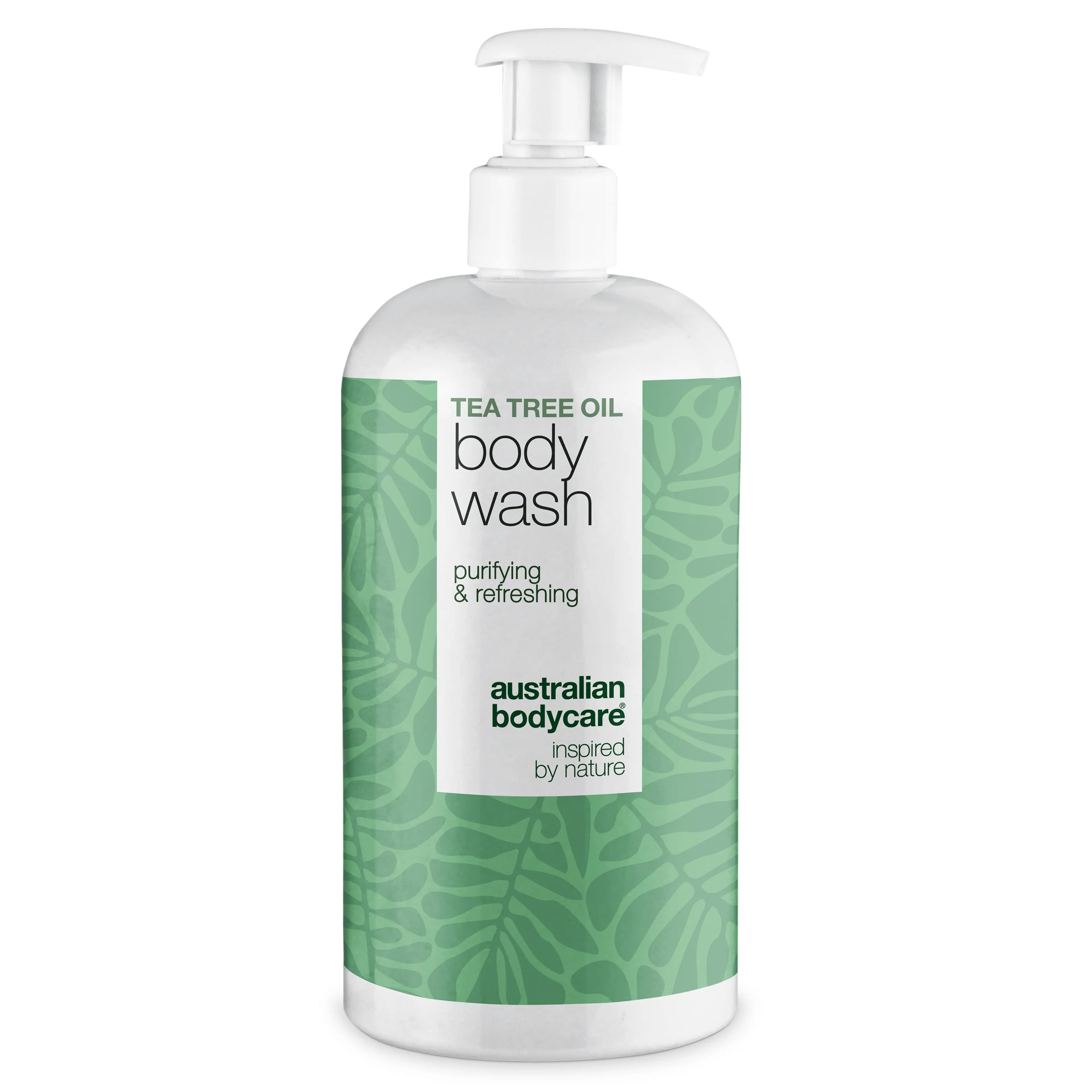 Tea Tree Body Wash na pupínky, pot a mastnou pokožku — Tea Tree Sprchový gel na pupínky, pot a nečistou pleť. S Tea Tree Oil, Zinc PCA a jemnou Coco-Betaine pro každodenní použití.