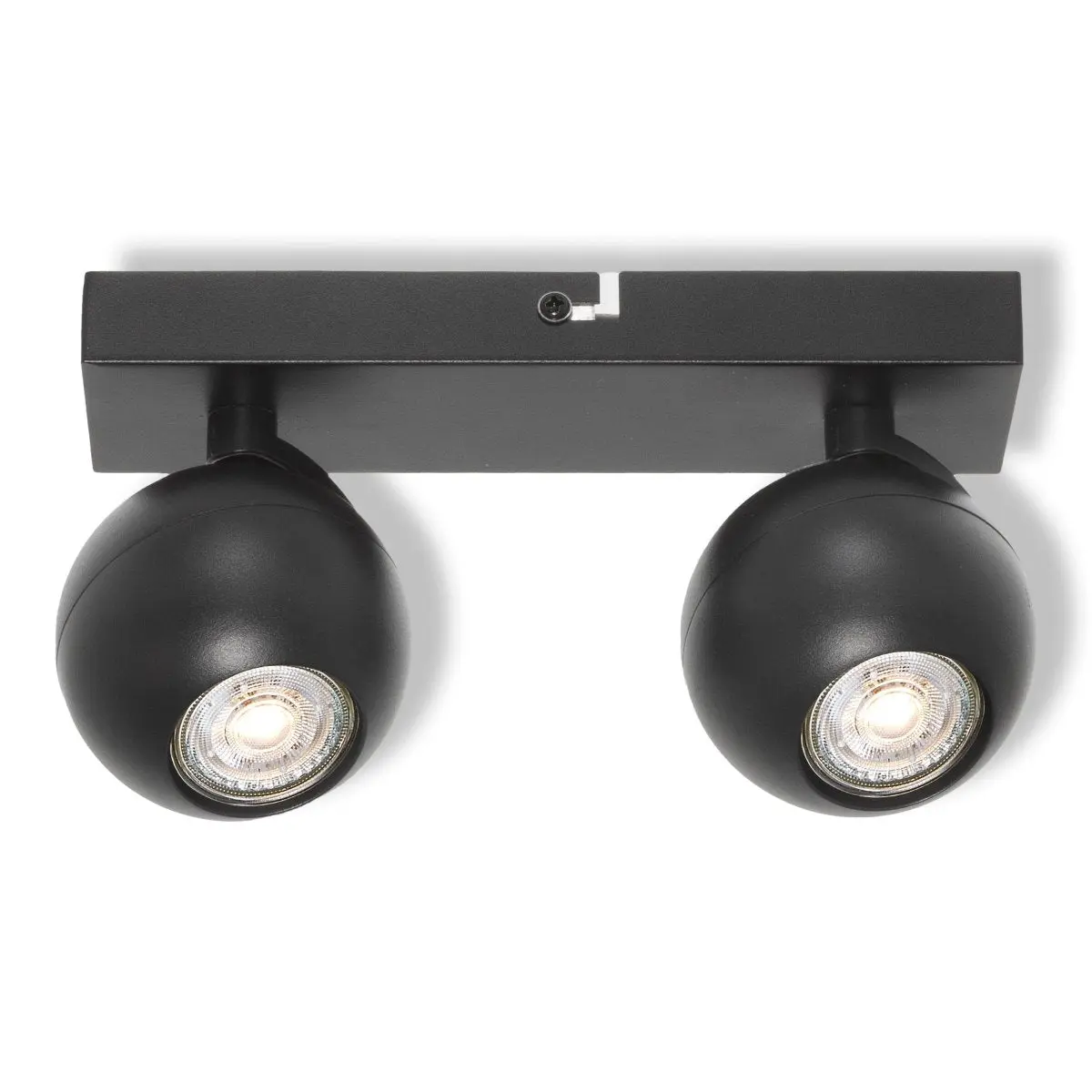 Černá Bodovka SPHERAL 2xGU10 220 mm