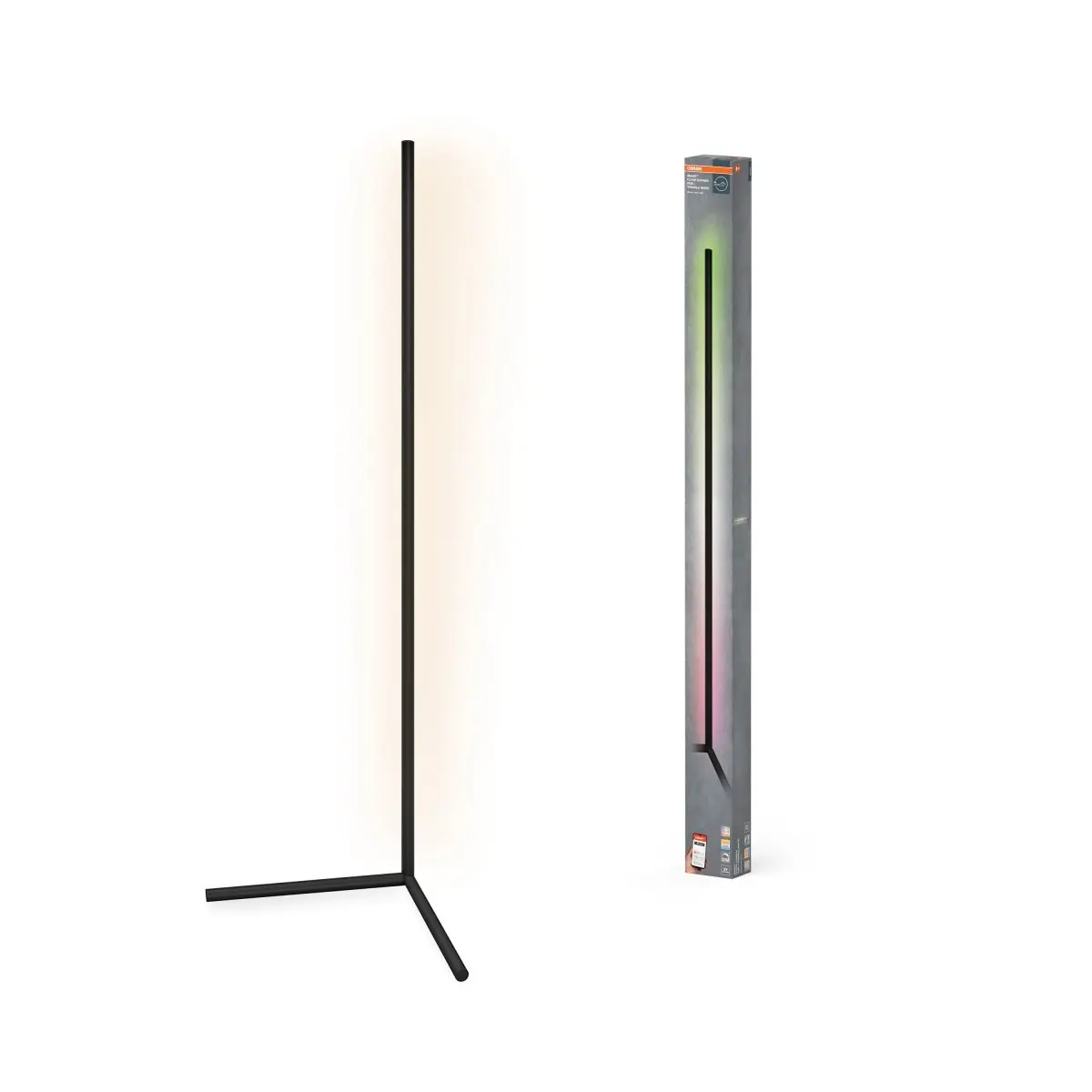 Chytrá stojací lampa Wifi Corner RGB +, TW