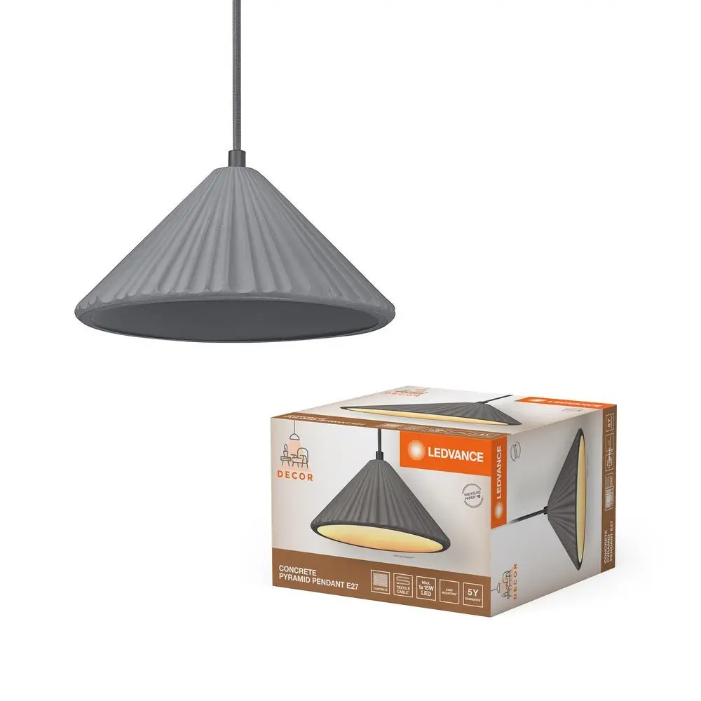 Dekorativní stropní svítidlo E27 PYRAMID PENDANT