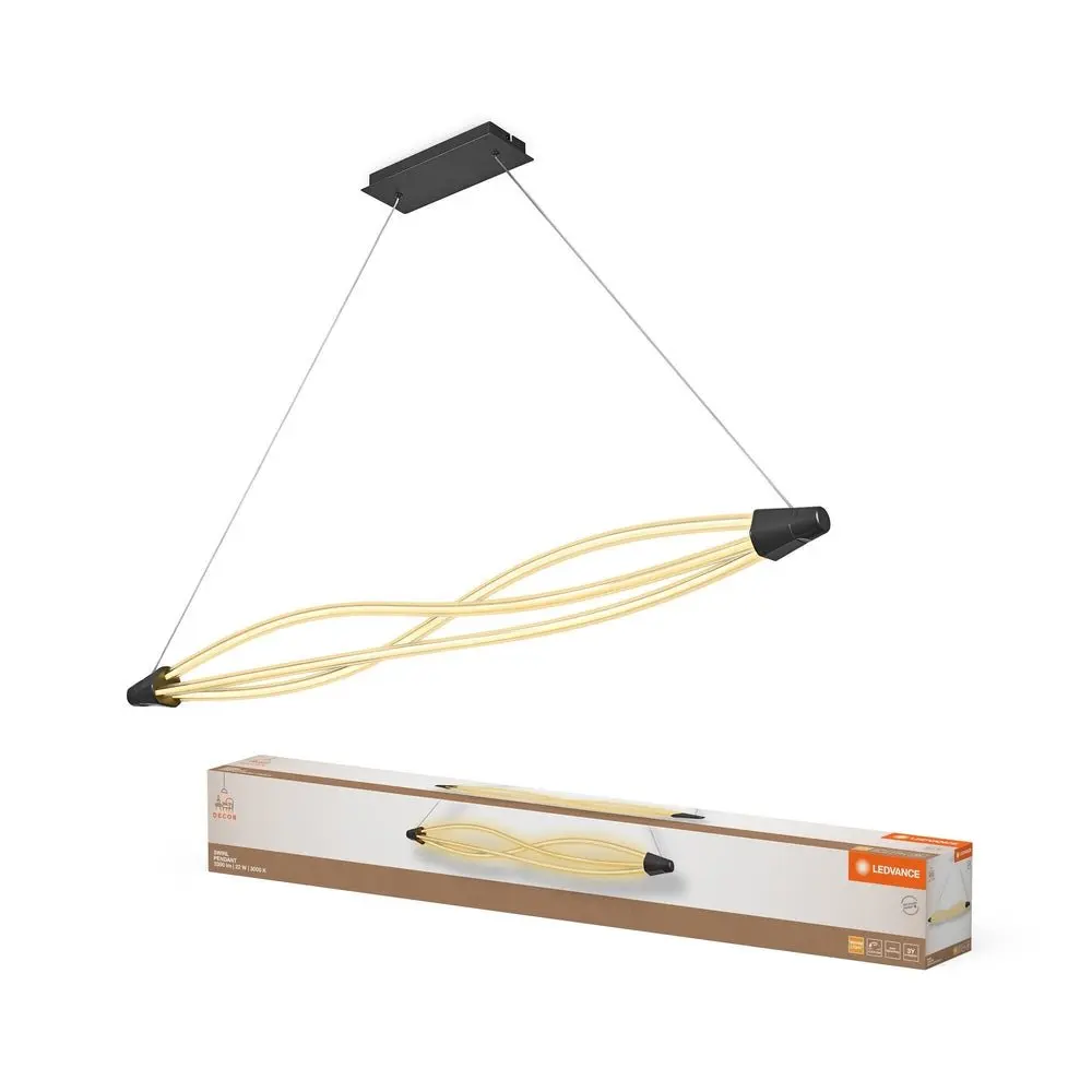 Designový lustr 22W 3390lm SWIRL PENDANT, teplá bílá