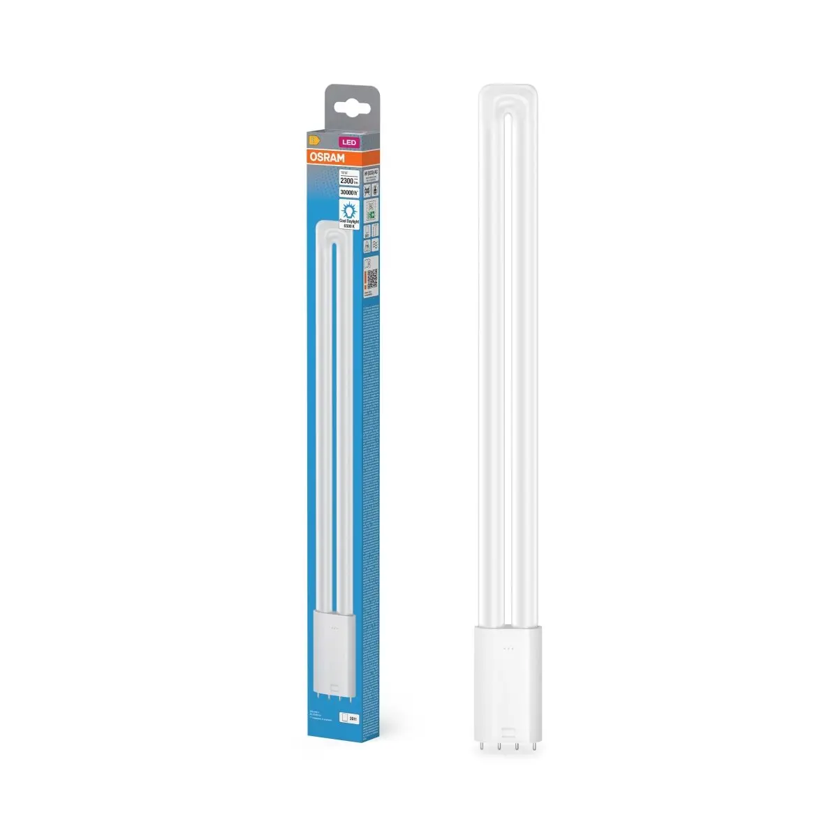 LED náhrada DULUX LED L36 HF, 18W, Studená bílá, 2G11