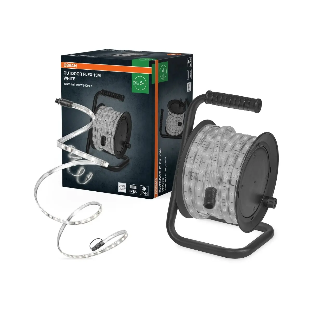 LED pásek Venkovní Flex 15m IP65, Studená Bílá Rozšiřitelný, Robustní