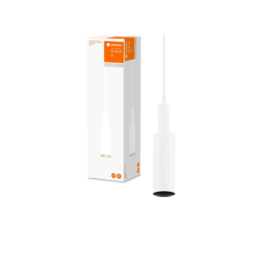 Lustr bílý GU10 TRACKLIGHT PENDANT CYLINDER