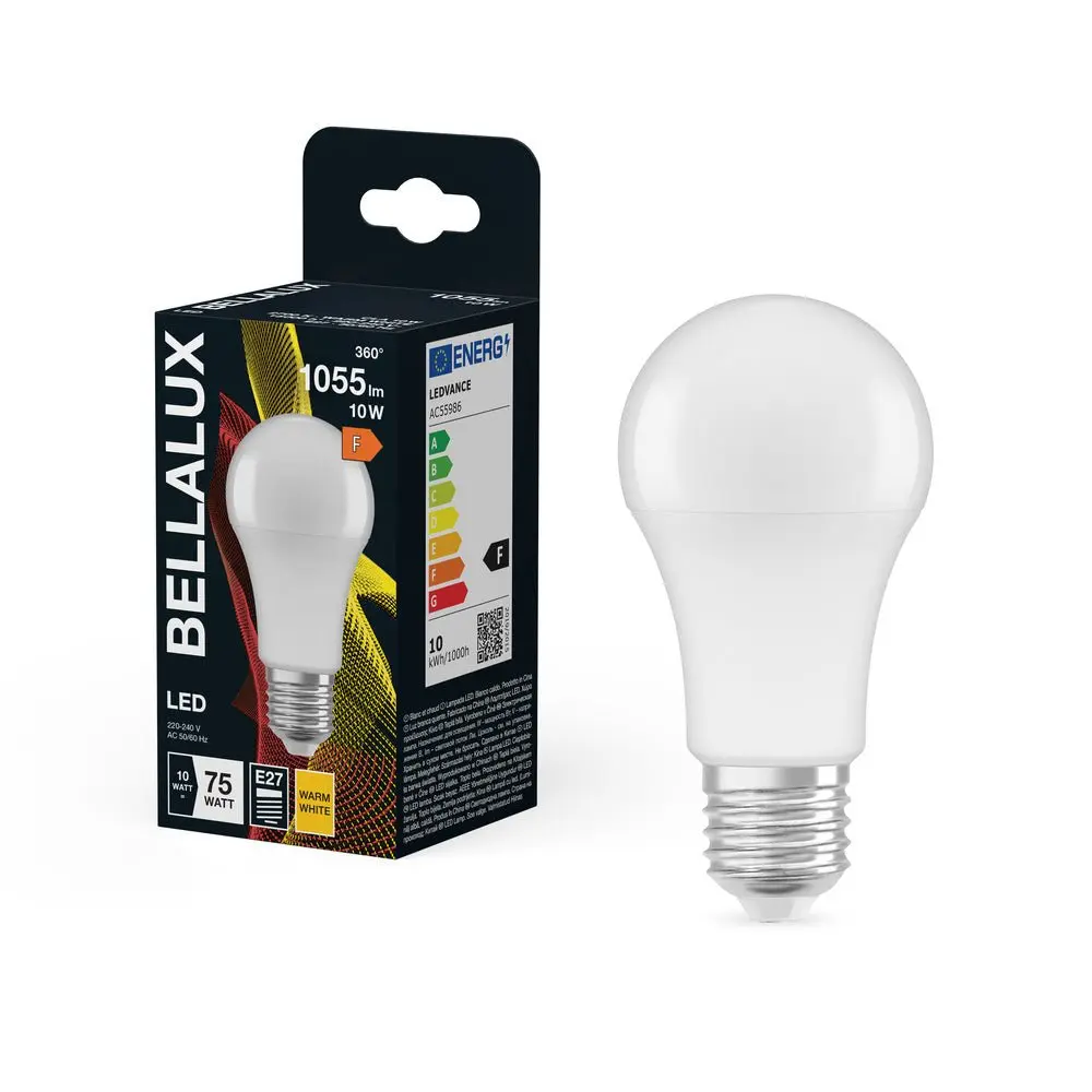 Matná LED žárovka E27 10W CLASSIC A, teplá bílá