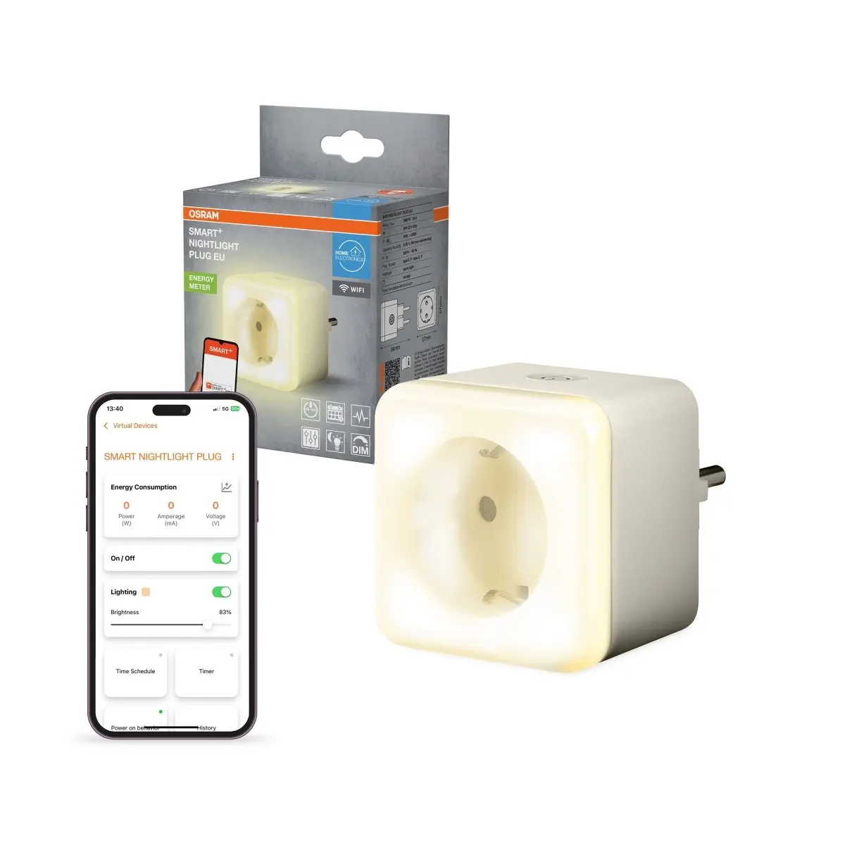 SMART+ Chytrá zásuvka WiFi Bílá