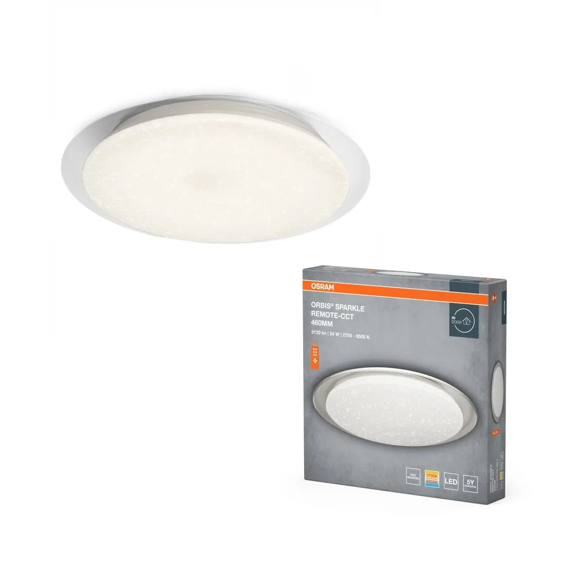 Stmívatelné LED stropní světlo ORBIS SPARKLE 460 OSRAM