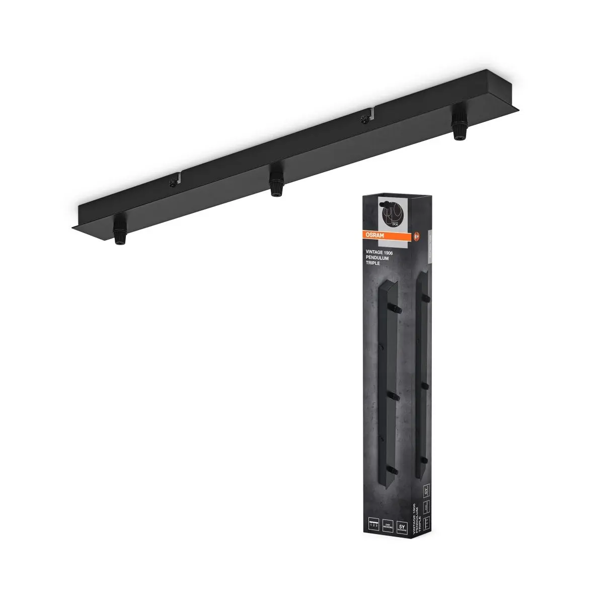 Stropní příslušenství pro montáž svítidel PENDULUM TRIPLE OSRAM