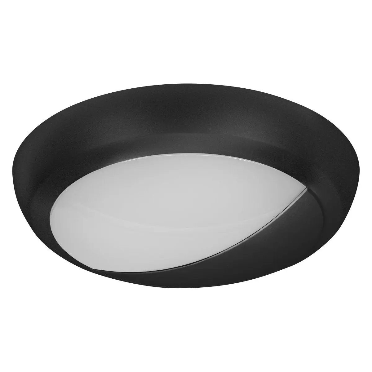 Stropní svítidlo Bulkhead Core, černá, studená bílá, 120 °