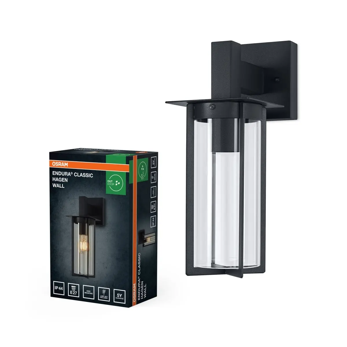 Venkovní svítidlo ENDURA® Classic Hagen, šedá
