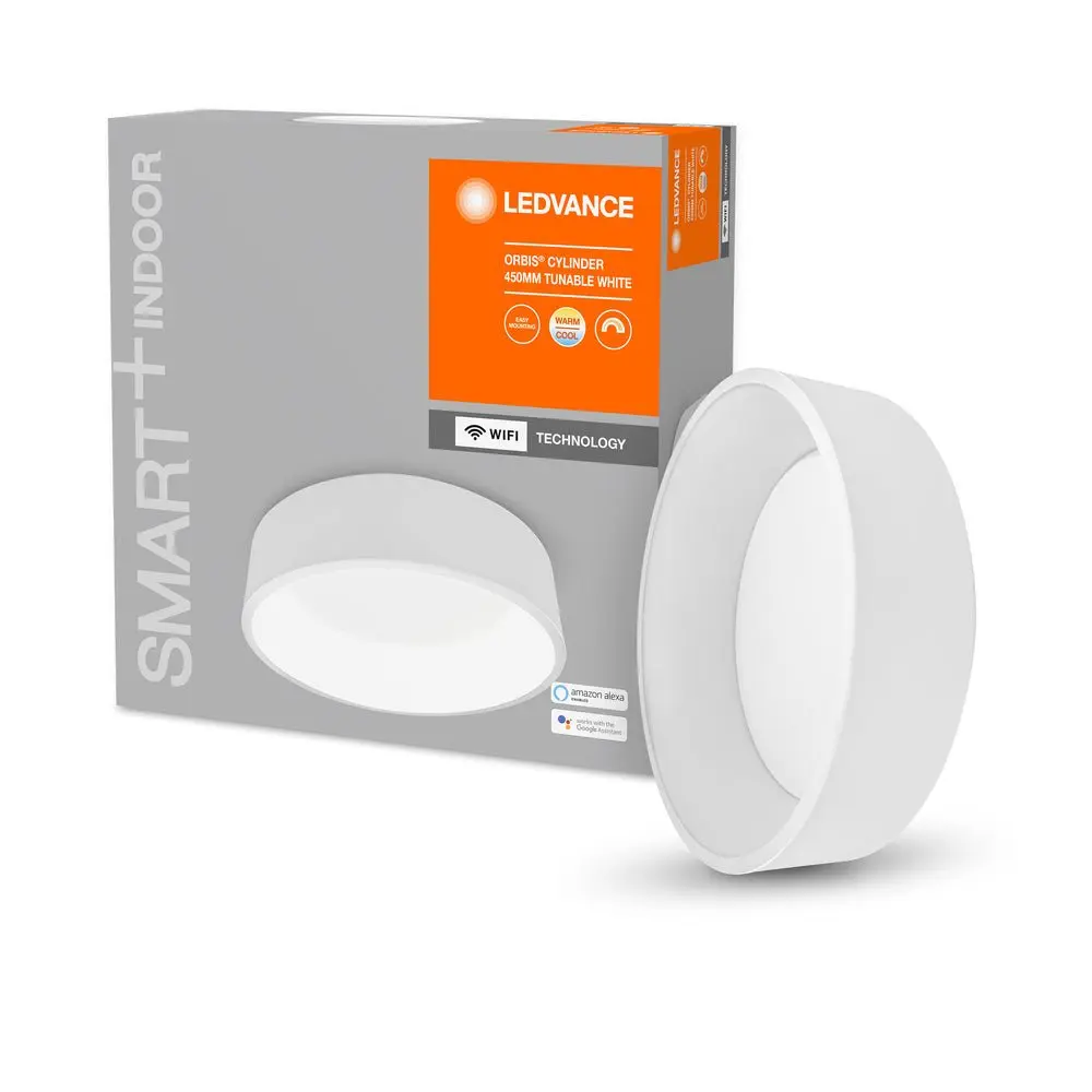 Chytré stmívatelné WiFi LED svítidlo CYLINDER 450, bílé
