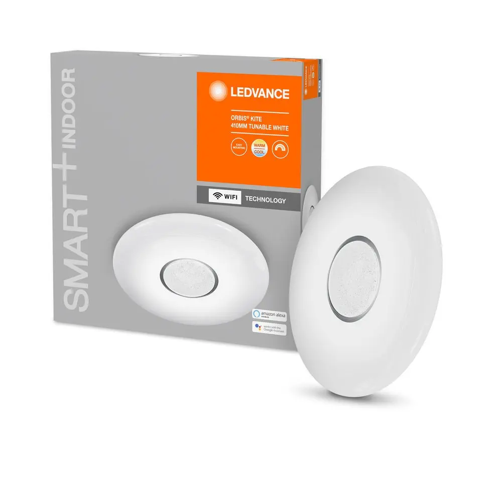 Chytré stropní WiFi LED světlo ORBIS 410, nastavitelná bílá