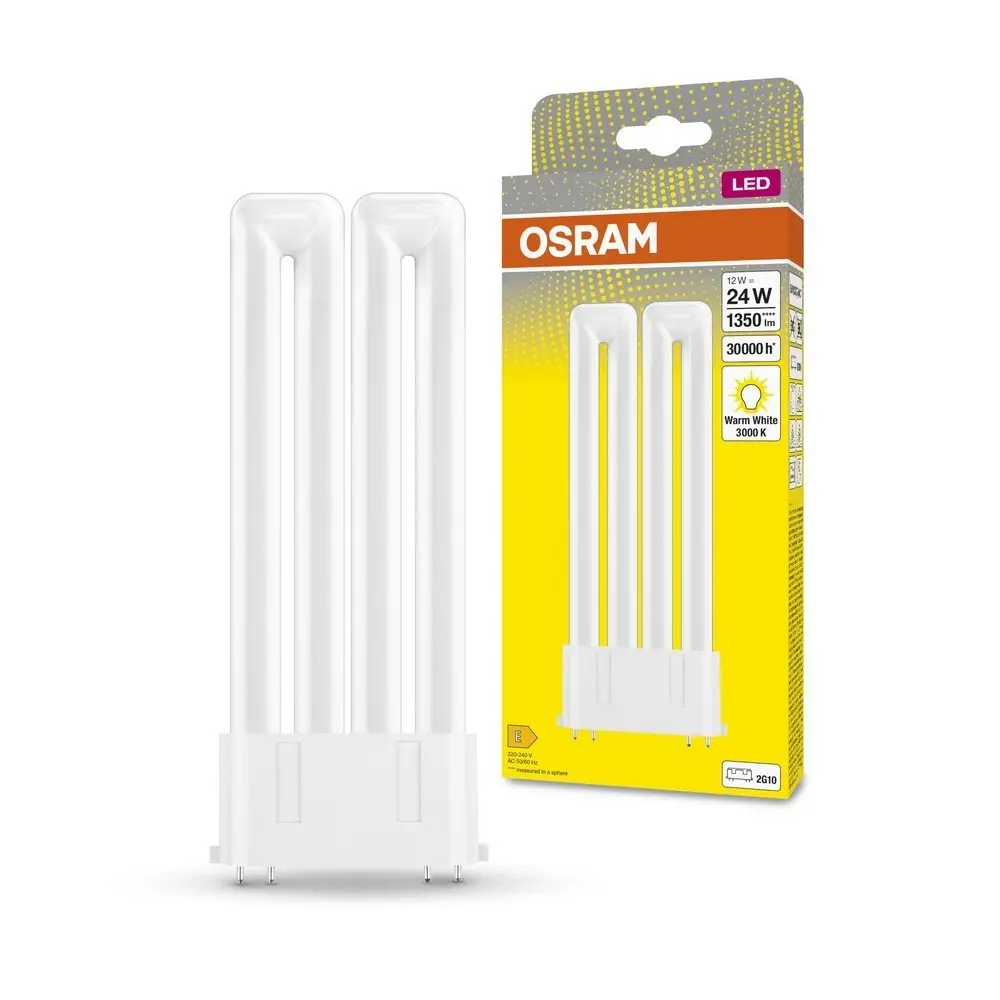 Kompaktní LED svítidlo 2G10 12 W DELUXE, teplá bílá