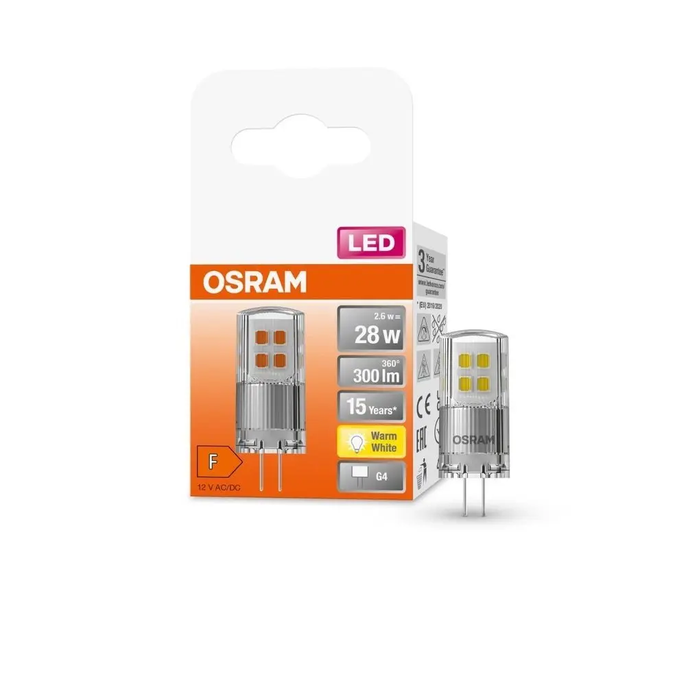 OSRAM LED PIN 30 G4 2, 6W/827 12V teplá
