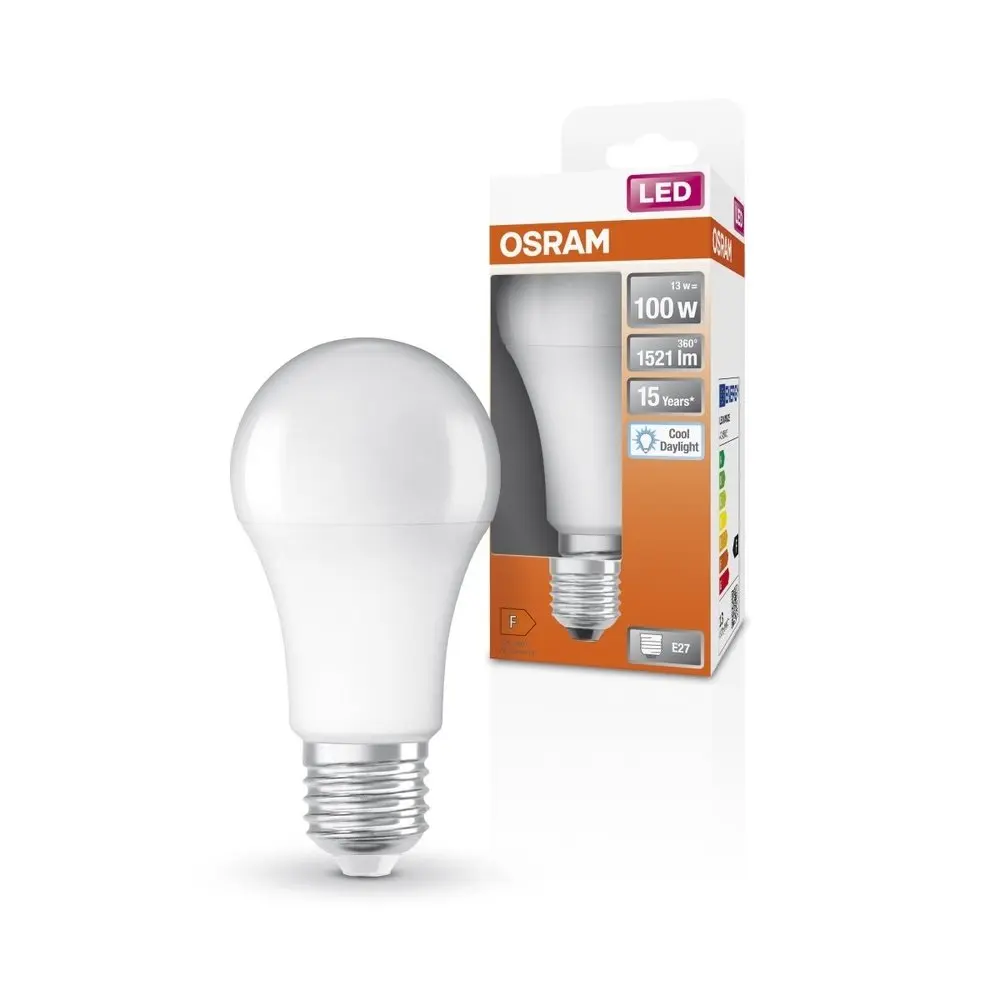 LED žárovka E27 13 W STAR, studená denní bílá