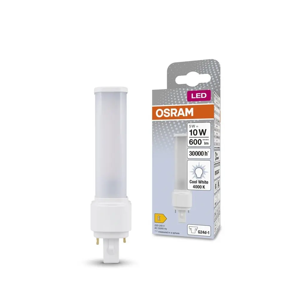 LED žárovka G24d-1 5W DELUXE, studená bílá