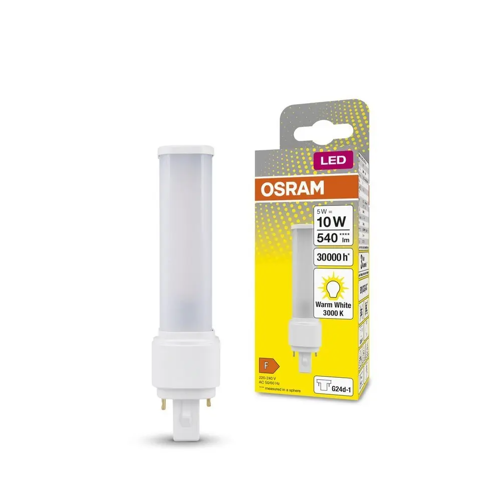 LED žárovka G24d-1 5W DELUXE, teplá bílá