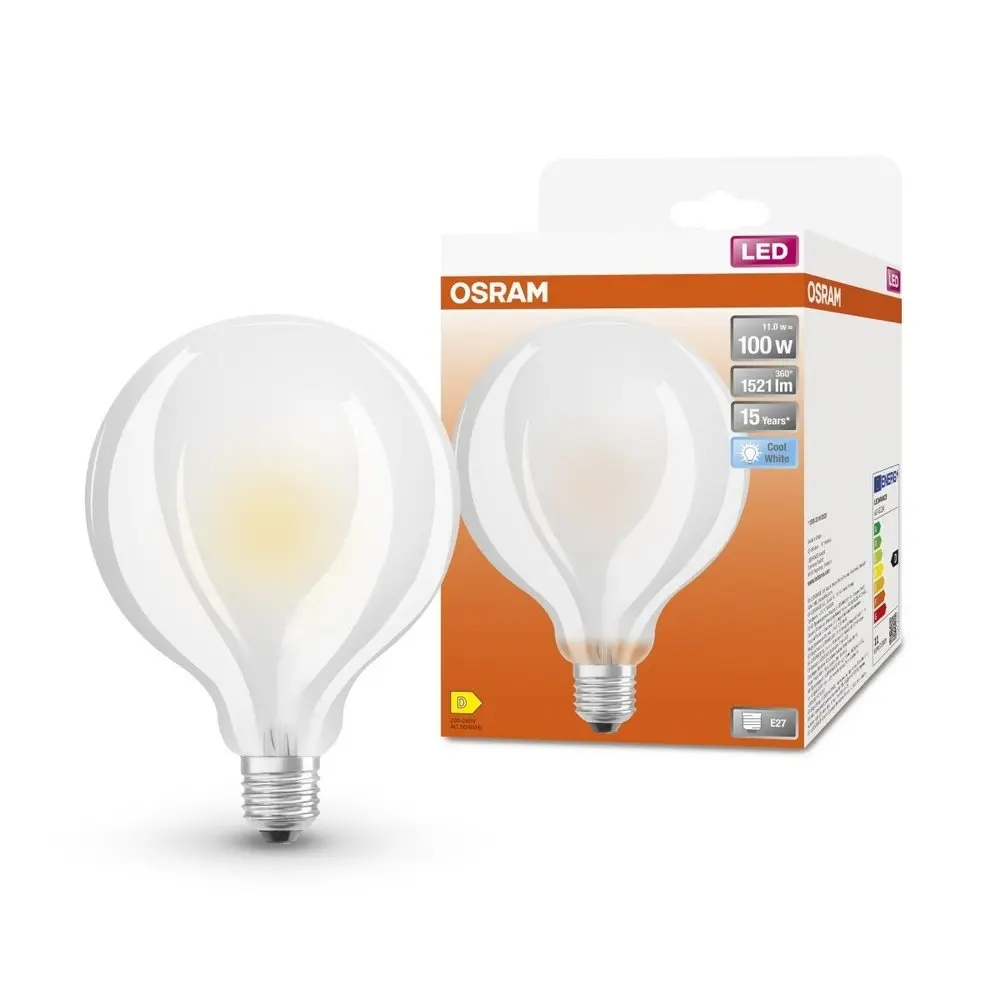 OSRAM LED žárovka RETROFIT CLASSIC GLOBE 95 100 E27 11W 1521lm 4000K 95x135 mm