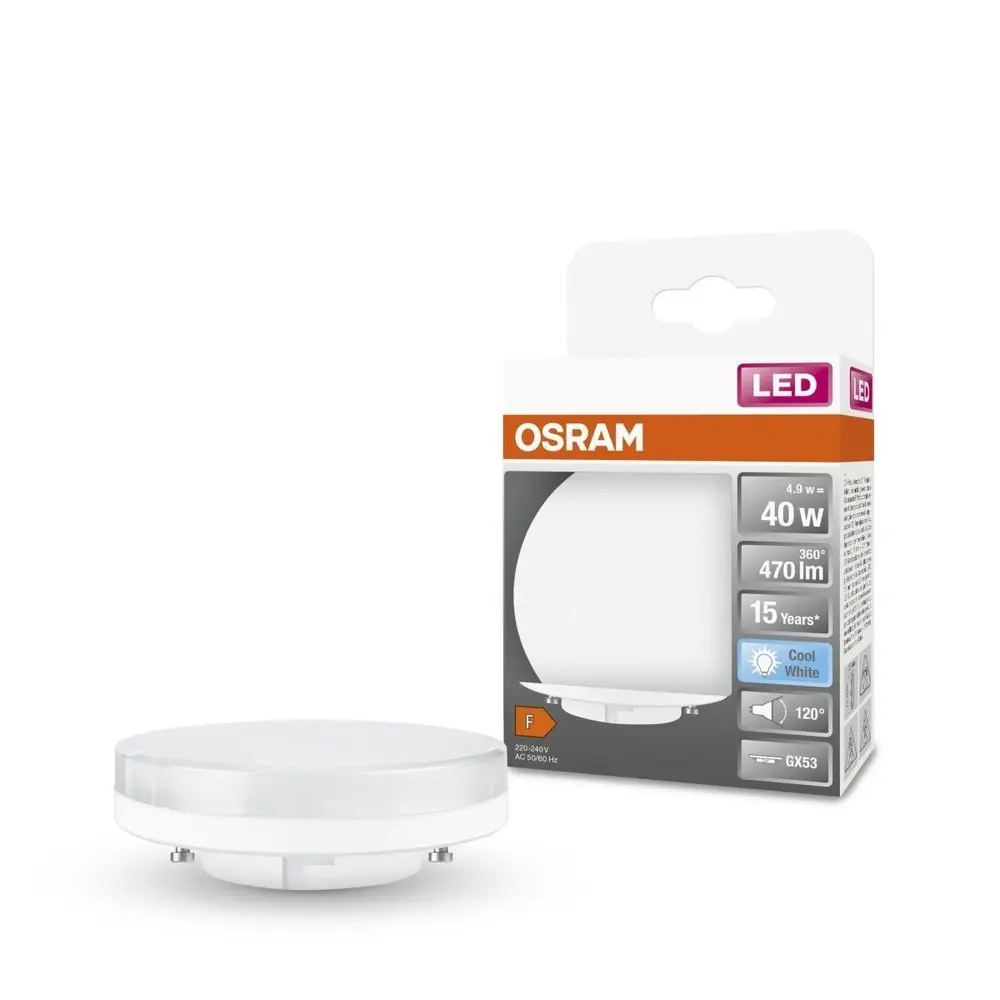 LEDVANCE OSRAM PARATHOM GX53 40 non-dim 120d 4.9W/840 GX53