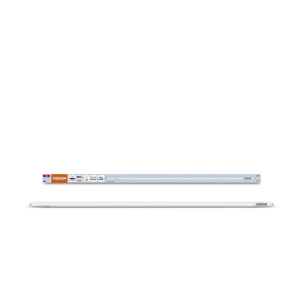 Skleněná LED trubice TUBE 517 mm 7W T5 HF L13, studená bílá