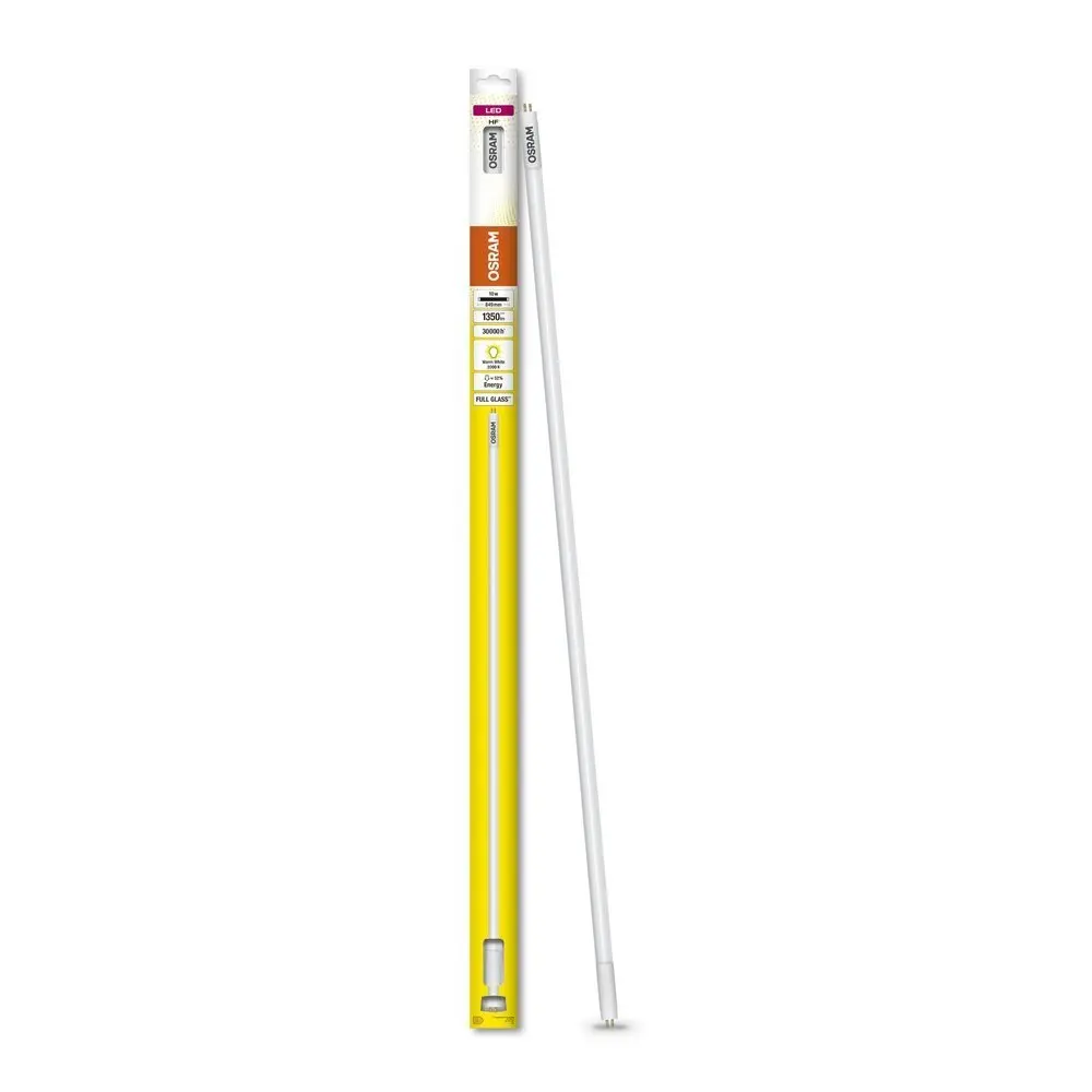 Skleněná LED trubice TUBE 849 mm 10W T5 HF HE21, teplá bílá