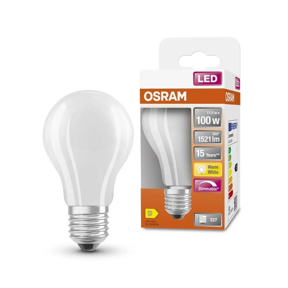 Stmívatelná LED žárovka E27 11 W RETROFIT SUPERSTAR, teplá bílá
