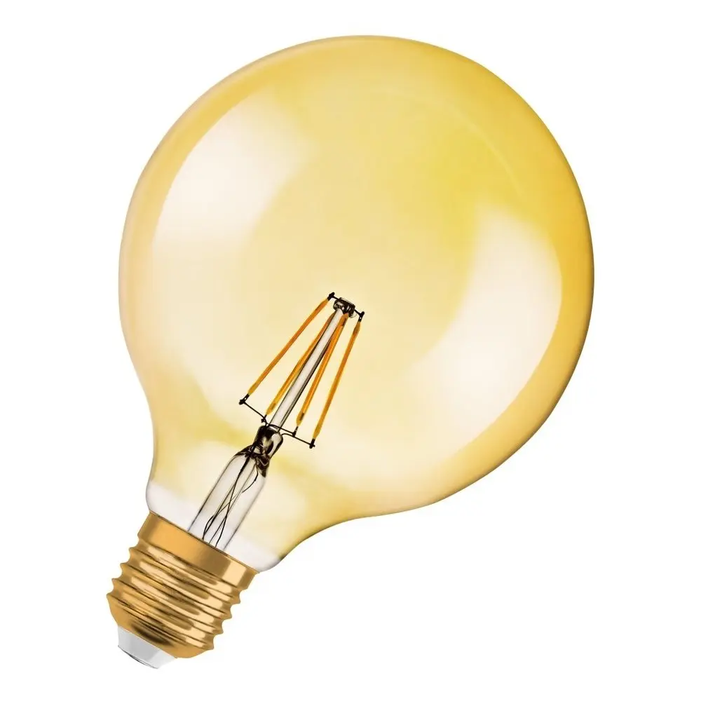 LEDVANCE Vintage 1906 LED dim CL GLOBE125 FIL GOLD 55 dim 7,5W/825 E27
