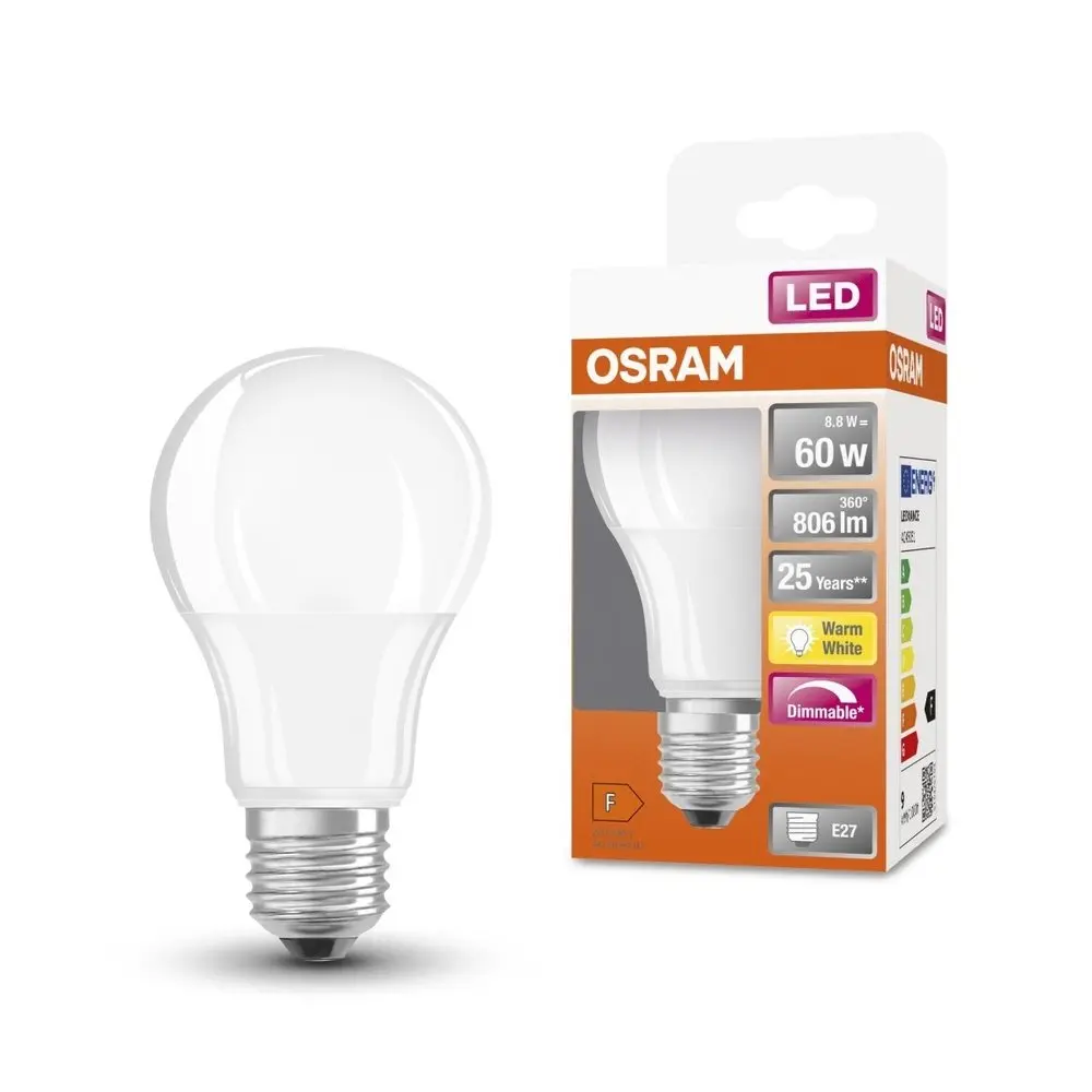 Stmívatelná LED žárovka E27 9 W SUPERSTAR, teplá bílá